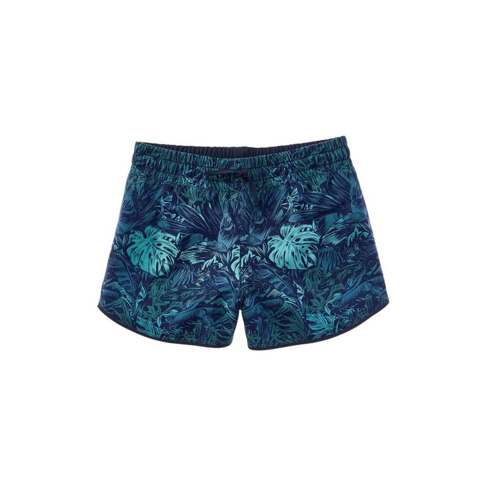 Threads 4 Thought Girls  Wanda Reversible Printed Swim Trunk, Green
